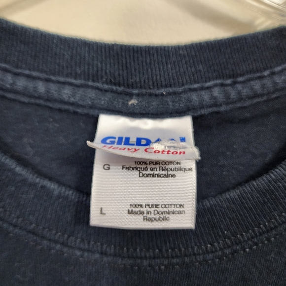 Gildan Halloween cat pumpkin ghost sparkly graphic t-shirt woman's size L - Picture 2 of 8